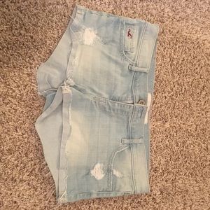 Distressed Denim Hollister Shorts - NWOT